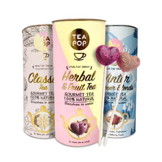 Assort Blends Tea-Pop Geschenkset, 3 Bestseller in einer Box