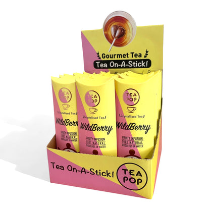 WildBerry Punch TEA On-A-Stick! / 20x sticks tray / Wholesale Price