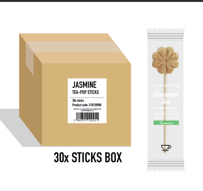 30 Jasmine Green Tea-Pop Sticks (Without packaging and trays)