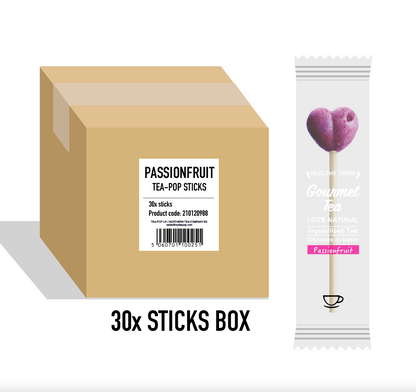 30 Passion Fruit Tea-Pop Sticks (Without packaging and trays)