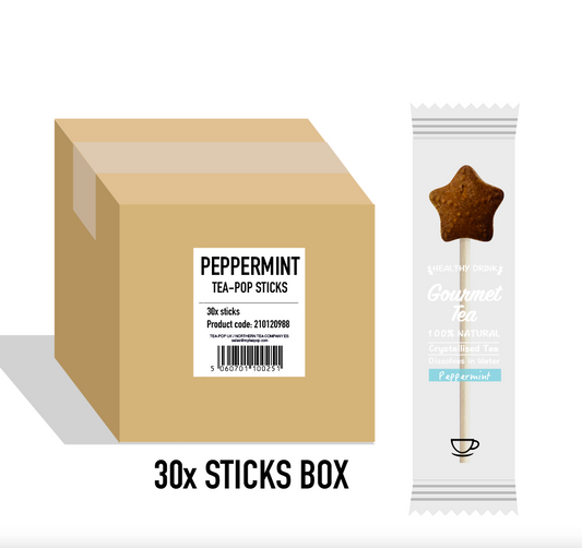 30 Peppermint Tea-Pop Sticks (Without packaging and trays)